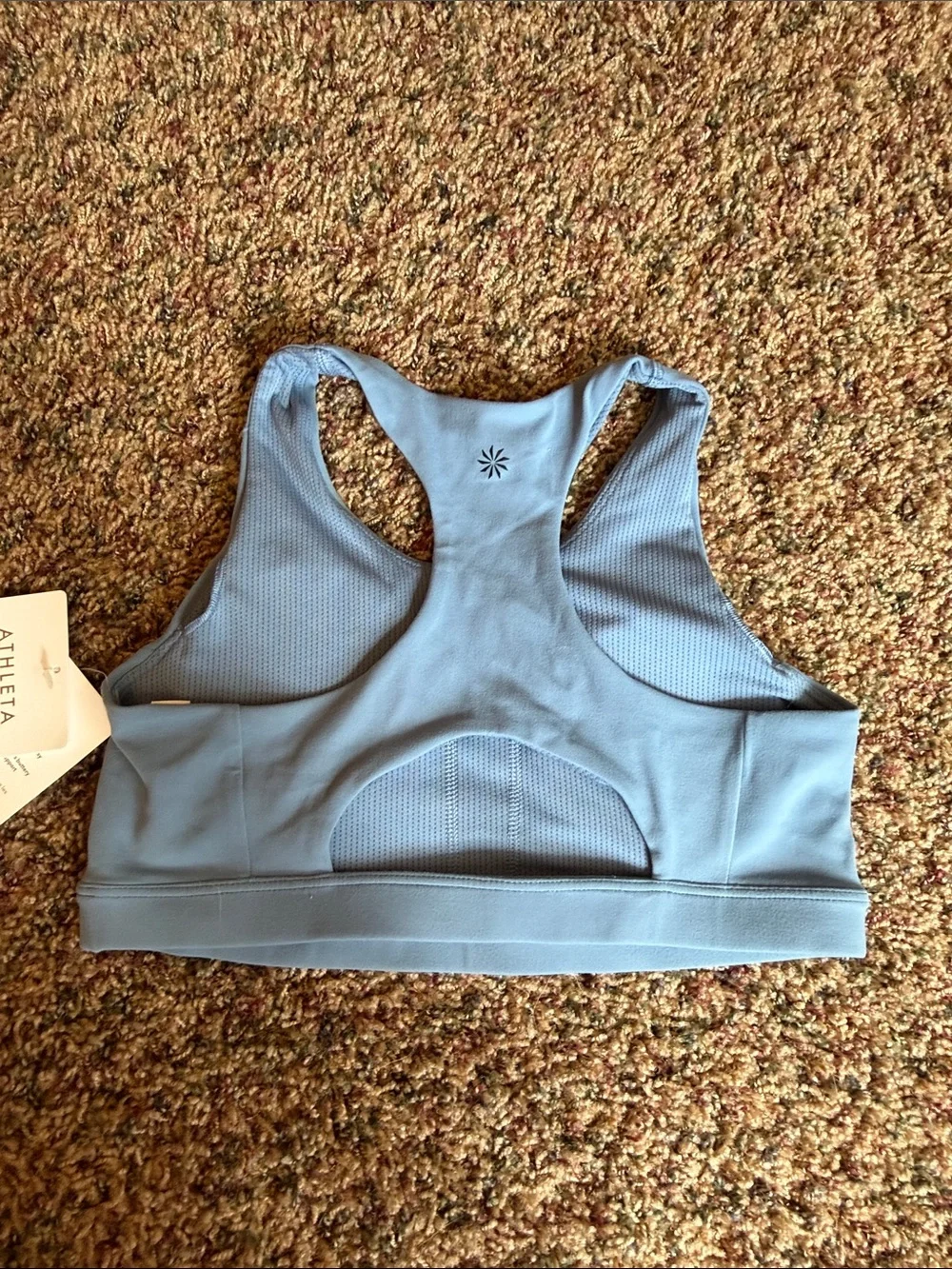 Athleta Girls Light Blue Racerback Sports Bra
